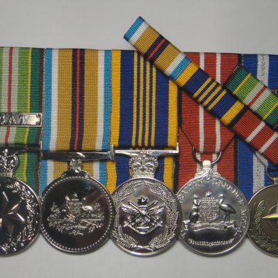 AASM ICAT Afghanistan Defence Long Service Medal ADM NATO ISAF + Ribbon Bar