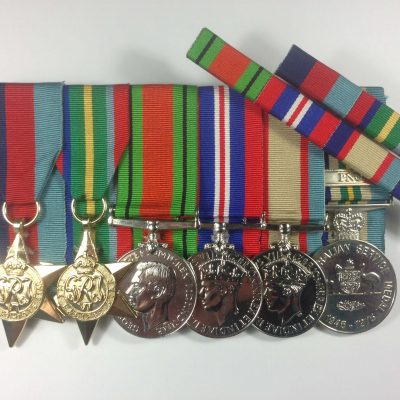World War 2 WWII Pacific Defence Medals Australian Service Medal 45-75