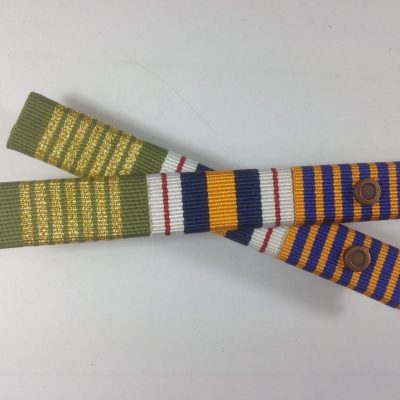 Ribbon Bars National Police Service Medal, National Emergency Medal + 1 rosette