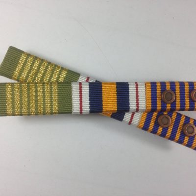 Ribbon Bars National Police Service Medal, National Emergency Medal + 2 rosette