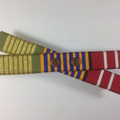 Ribbon Bars, National Emergency Medal, Australian Defence Medal +2 rosettes