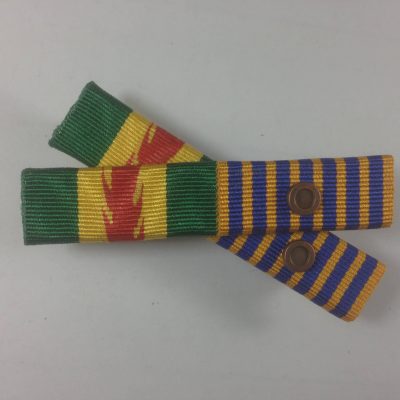 Ribbon Bars, Australian Fire Service Medal, National Medal + Rosette