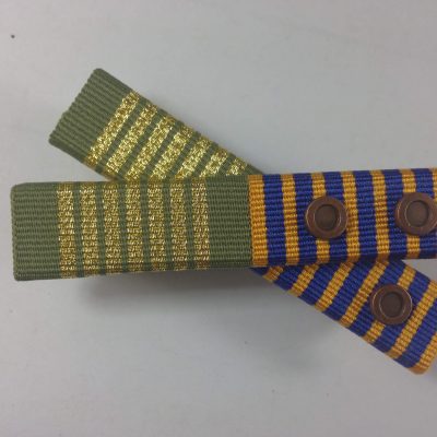 Ribbon Bar, Emergancy National Medal, National Medal + 2 Rosettes