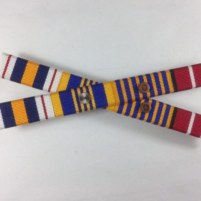 Ribbon Bar, Defence Long 1 National Police Service Medal, National Medal 1, ADM