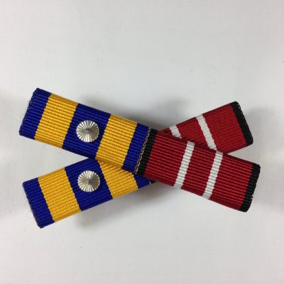 Ribbon Bar, Defence Force Service Medal + 1 Rosette, Australian Defence Medal