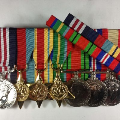World War 2 Military Medal Africa Star, Pacific Star, Australian Service