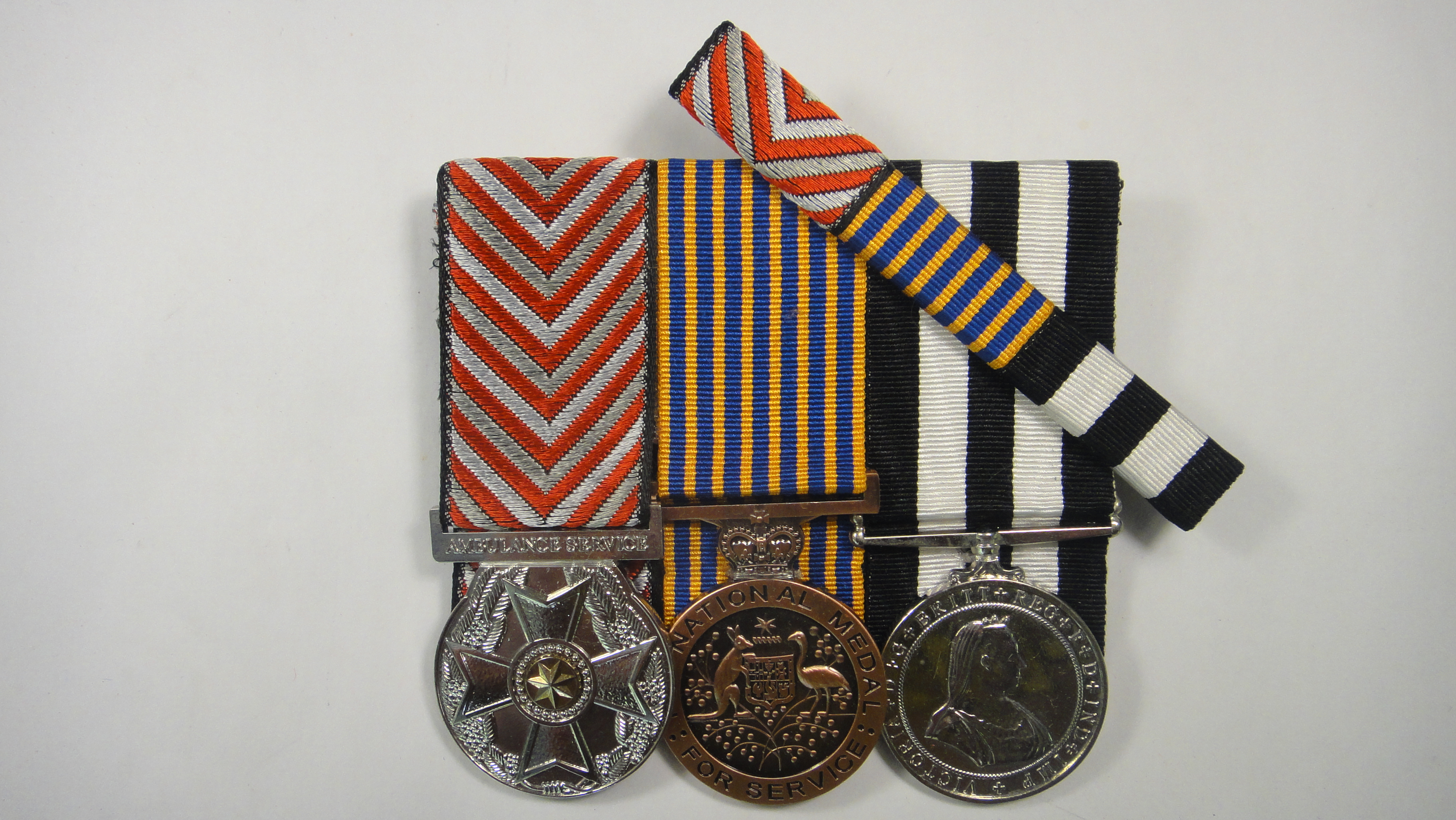 Australian Ambulance Service Medal, National Medal, St John's Long service Medal
