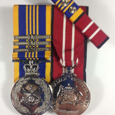 Defence Long Service Medal Australian Defence Medals + 3 Clasp