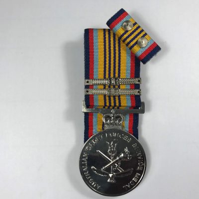 Cadet Forces Service Medal + 2 clasps