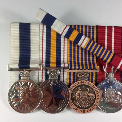 Australian Police Medals, National Police Service Medal, NM, ADM