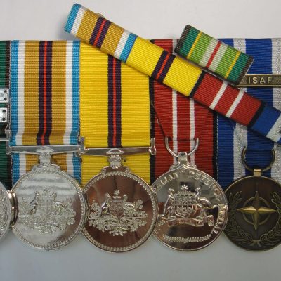 Australian Active Service Medal ICAT Afghanistan Iraq 2003 ADM NATO Medal ISAF