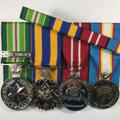 AASM Defence Force Service Medal United Nations medal East Timor