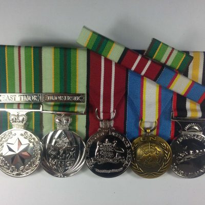 AASM ASM, ADM United Nations Medal East Timor Lesta Solidariedade medal