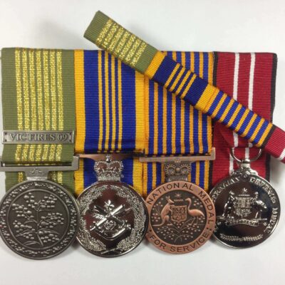 National Emergency Medal, DLSM, National Medal, Australian Defence Meda