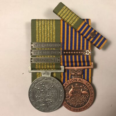 National Emergency Medal (3 clasps to order) National medal + 1 clasp