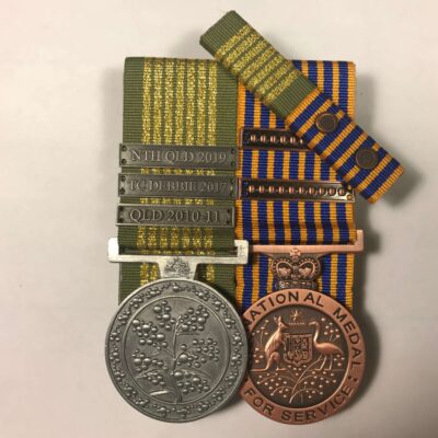 National Emergency Medal (3 clasps to order) National medal + 3 clasps
