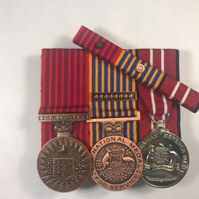 Bravery Medal, National Medal 1 Australian Defence Medal