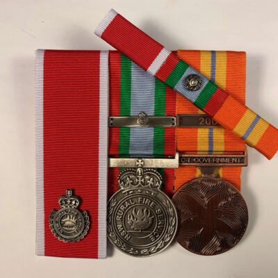 NSW RFS Commendation for service ACT Emergency Medal