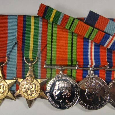 Set of medals for Tim Spencer
