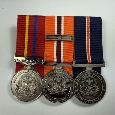 QSES Exemplary Conduct, Emergency Response medal + clasp
